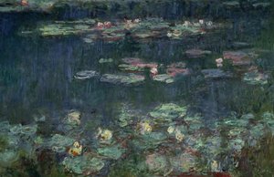 Waterlilies: Green Reflections, 1914-18 (right section) by Claude Monet